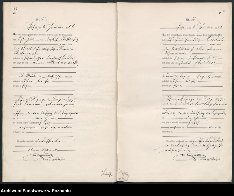 Obraz 9 z jednostki "Księga miejscowa zgonów"