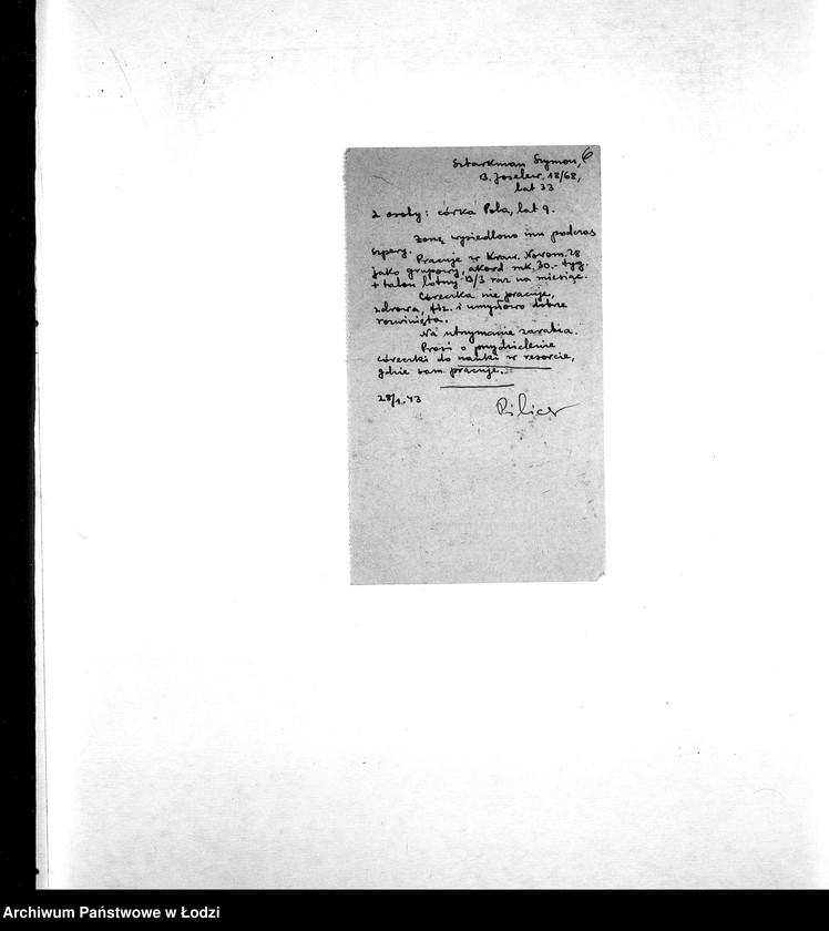 Obraz 9 z jednostki "[Zaświadczenia, wyjaśnienia, monity, odpisy dokumentów, wywiady kontrolerów]"