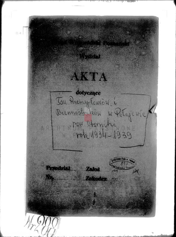 Obraz 4 z jednostki "/Towarzystwo Przemysłowców i Rzemieślników w Połajewie powiat czarnkowski/"