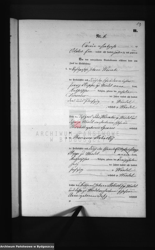 image.from.unit.number "Akta małżeństw - wtóropis"