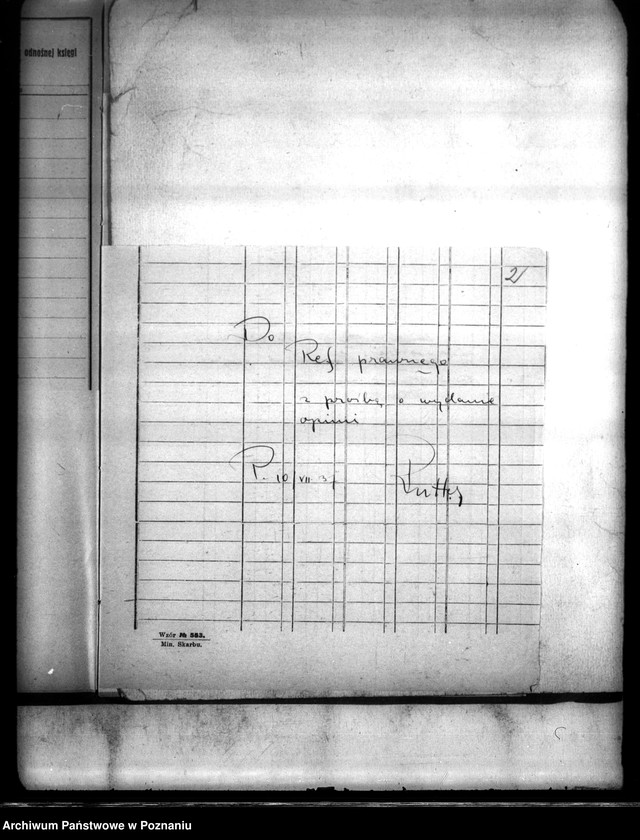 Obraz 6 z jednostki "Wyłączenie z art.. 4 ustawy o wykonaniu reformy rolnej z majątku Samostrzel i Dąbki powiatu wyrzyskiego własność Konstantyna Bnińskiego"