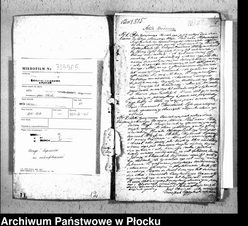 image.from.unit.number "Akta urodzeń, małzeństw i zgonów"