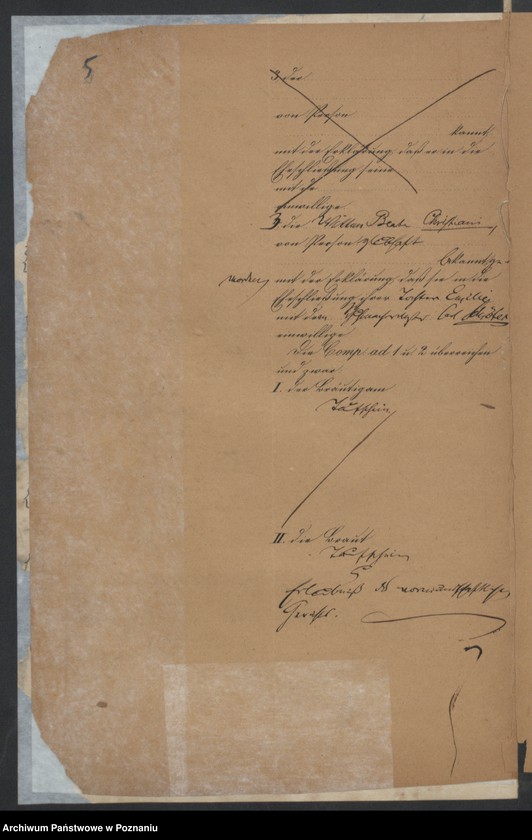 Obraz 7 z jednostki "Die von den Verlobten beigebrachten Urkunden zur Eheschliessung pro 1876"