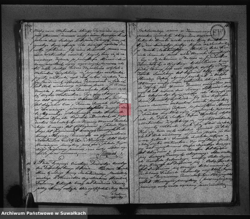 Obraz 12 z jednostki "Akta Zaślubionych Urzędnika Stanu Cywilnego Gminy Bakałarzewskiey Na Rok 1824-ty"