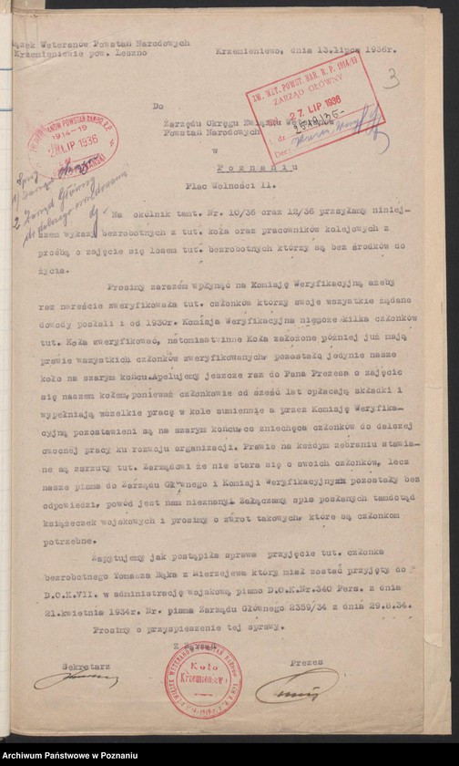 Obraz 5 z jednostki "Krzemieniewo, powiat Leszno - akta koła."