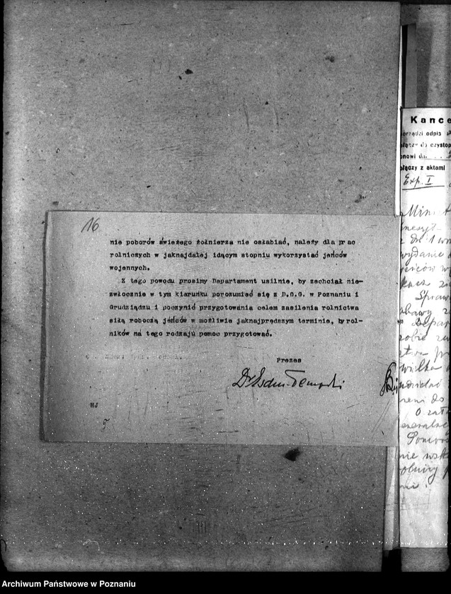 Obraz 20 z jednostki "Sprawy szczegółowo-administracyjne Jeńcy"