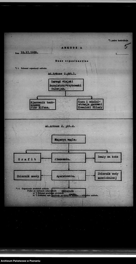 Obraz 9 z jednostki "Kwestionariusz Gazowni Miejskiej w Rakoniewicach powiat wolsztyński"