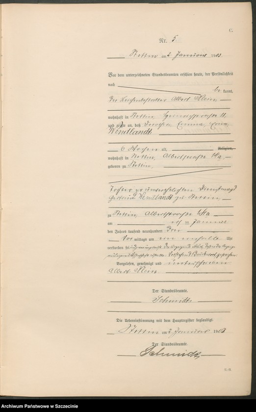 image.from.unit.number "Sterbe-Register (Neben-Register) Band I"