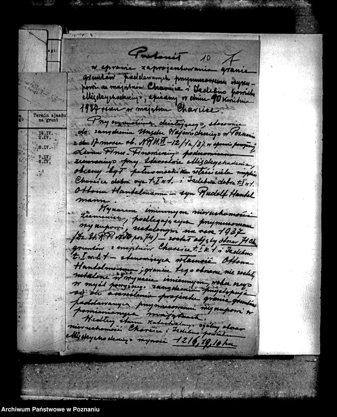 image.from.unit.number "Majątek Charcice i Izdebno powiatu międzychodzkiego przymusowy wykup"