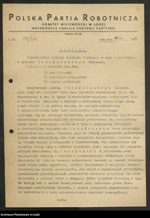 Obraz 17 z jednostki "Uchwały Komisji"