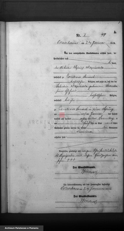 Obraz 3 z jednostki "Księga urodzeń"