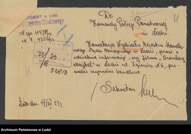 Obraz 6 z jednostki "Majlech Bromberg- drobny handel skórą"