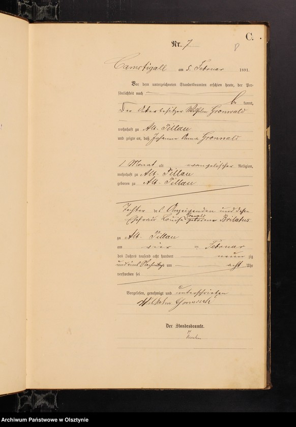 image.from.unit.number "Sterbe-Haupt-Register Nr 1 - 105"