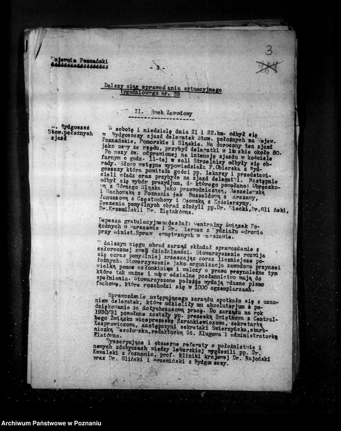 Obraz 7 z jednostki "Sprawozdania sytuacyjne tygodniowe za czas od 28 czerwca do 1 sierpnia 1930 r /nr 35-39/"