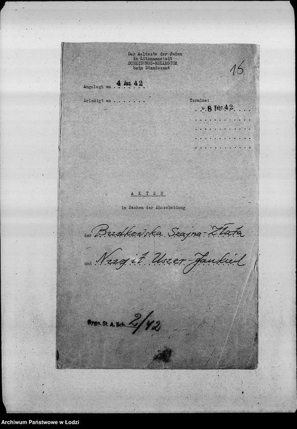 Obraz 17 z jednostki "[Sprawy rozwodowe]"