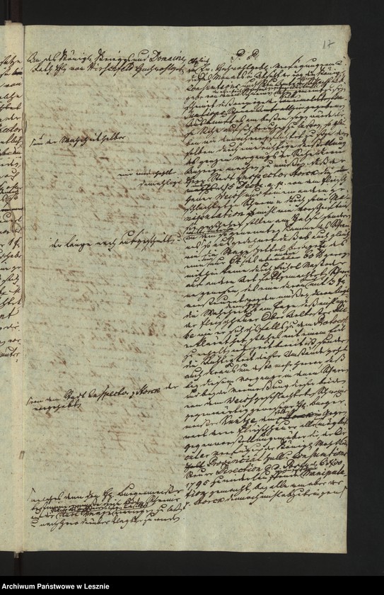 Obraz 19 z jednostki "[Akta in Bezug auf die von der Südpreussischen Provinzialzoll und Konsumtionssteuerdirektion in Posen an das allhiesige Zoll und Konsumtionssteueramt erlassene Zirkularverfügung]"