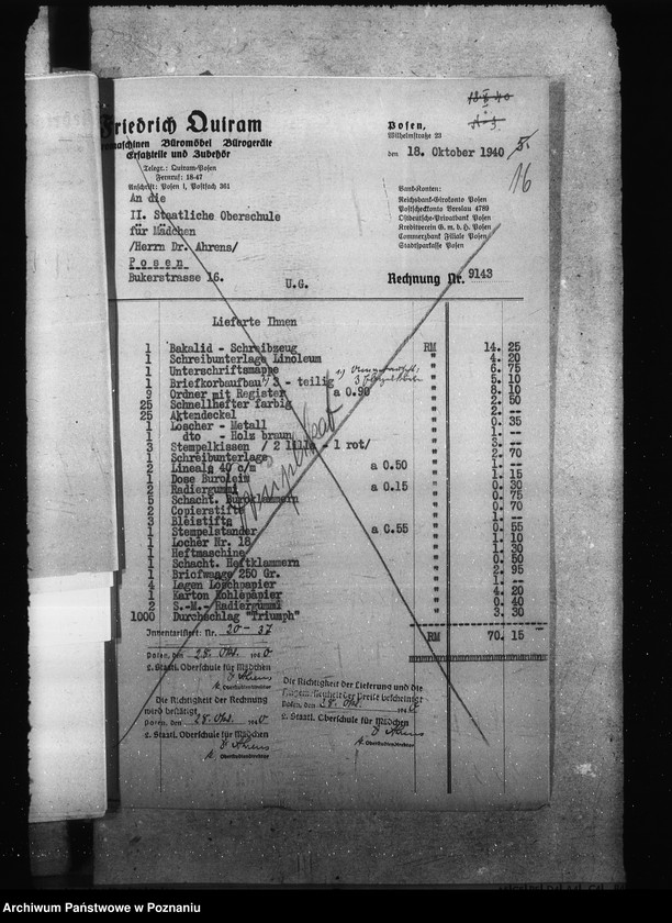 Obraz 20 z jednostki "Einrichtung der Oberschulen"