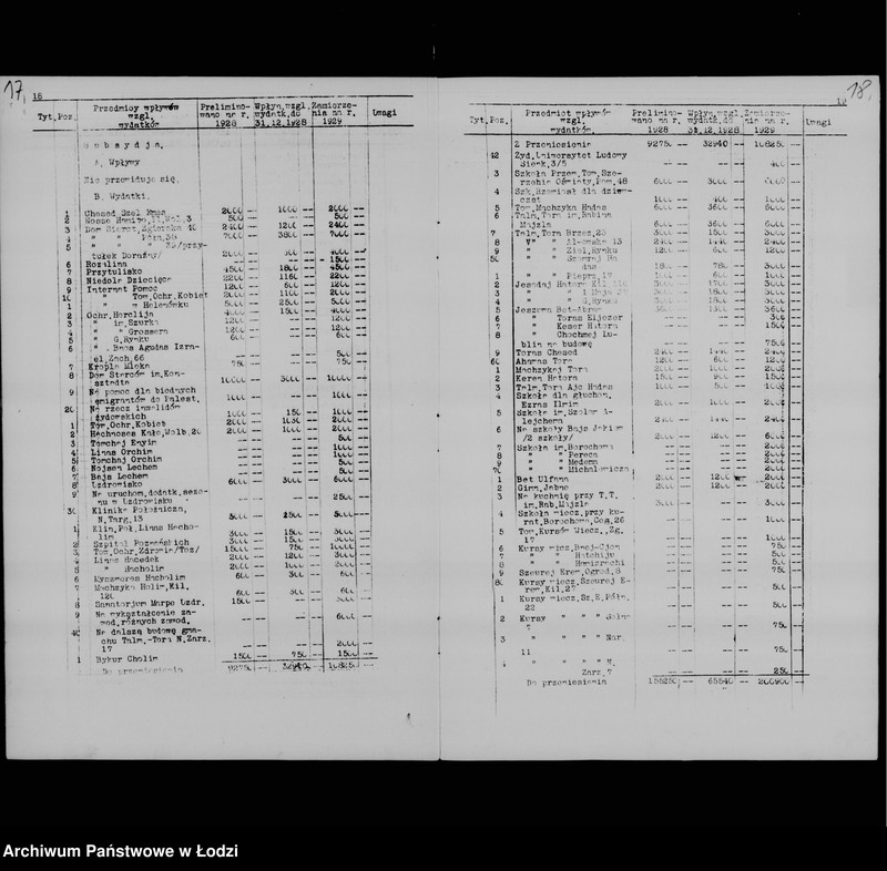 Obraz 12 z jednostki "Zamierzenia skarbowe na rok 1929"