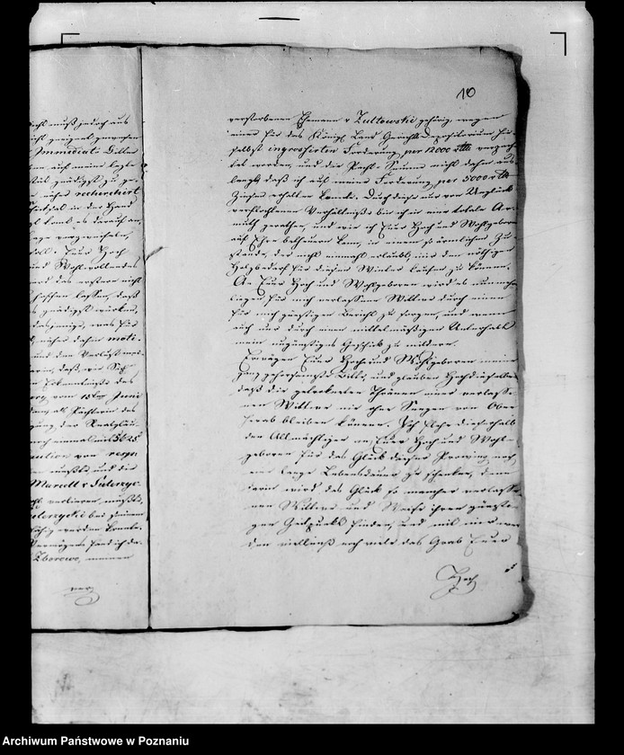 Obraz 14 z jednostki "Das Pensionsgesuch der Witwe Sophie von Zołtowska geborene Kowalska."