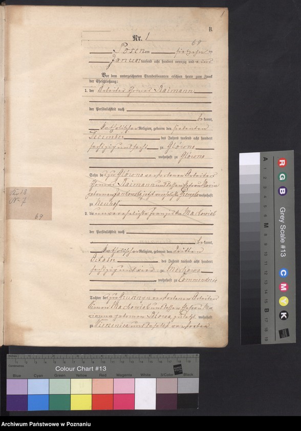 Obraz 3 z jednostki "Księga małżeństw"