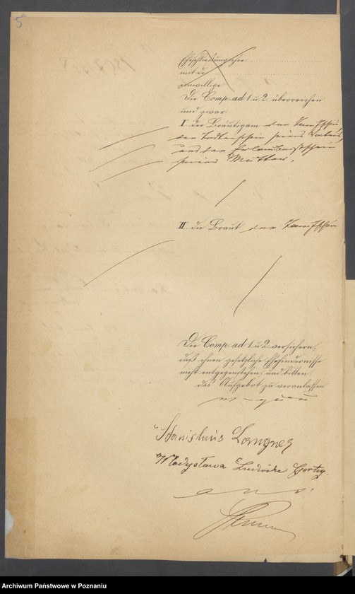 Obraz 7 z jednostki "Die von den Verlobten beigebrachten Urkunden zur Eheschliessung pro 1875"