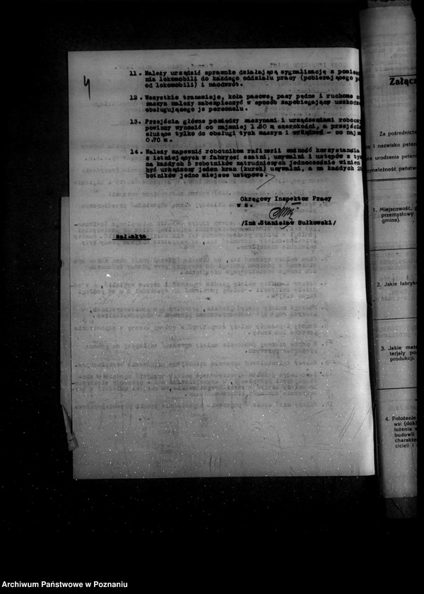 Obraz 8 z jednostki "Zatwierdzenie zakładu przemysłowego rafinerii i kotłowni/ Rolniczej Spółki Olejarskiej Spółka z o. o. w Szamotułach"