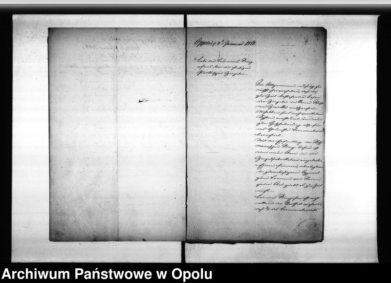 Obraz 8 z jednostki "Acta des Magistrats zu Oppeln betreffend den projektirten Bau eines Ringziegelofens auf Oberschale"