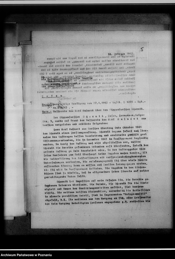 image.from.unit.number "Berufssippenforscher Scharnik [Korespondencja w sprawie honorariów i zażaleń na Scharnika zatrudnionego w Poznaniu]"