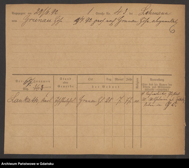 image.from.unit.number "Karty meldunkowe: Laugwitz - Laws"