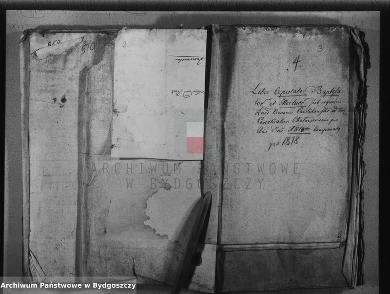 image.from.team "Akta metrykalne parafii rzymskokatolickiej w Chełmcach, pow. Inowrocław"