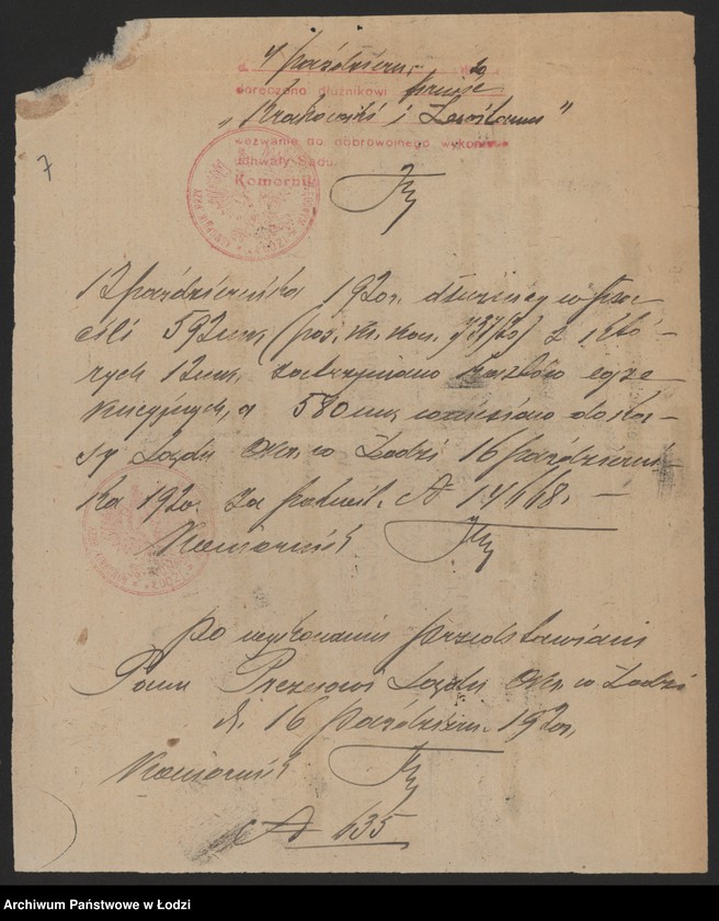 Obraz 9 z jednostki "Natan Krakowski i Berek Levitanus- farbiarnia i nawijanie nici"