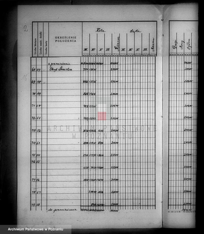 Obraz 20 z jednostki "Tymczasowy rejestr pomiarowy majątku Samostrzel /Śmielin i Kraczki/ powiatu wyrzyskiego"