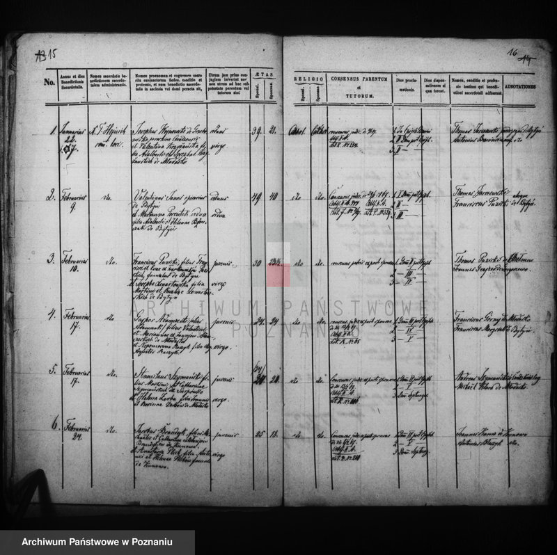 Obraz 12 z jednostki "Liber baptisatorum, copulatorum, mortuorum"