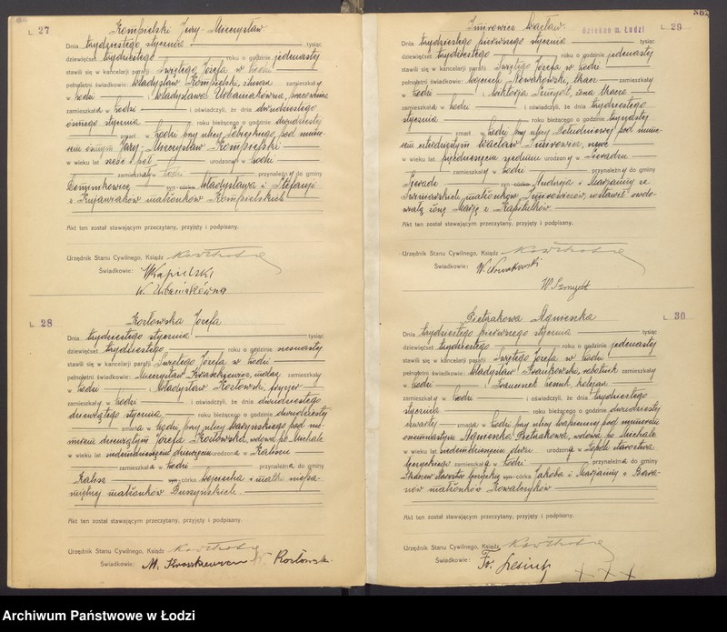 Obraz 10 z jednostki "Akta zgonów"