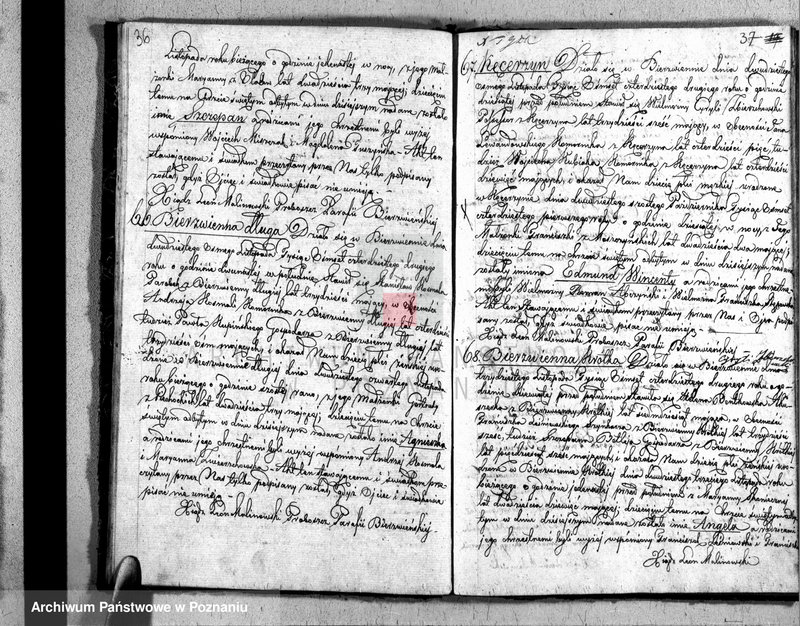Obraz 20 z jednostki "Akta urodzonych, zaślubionych i zmarłych"