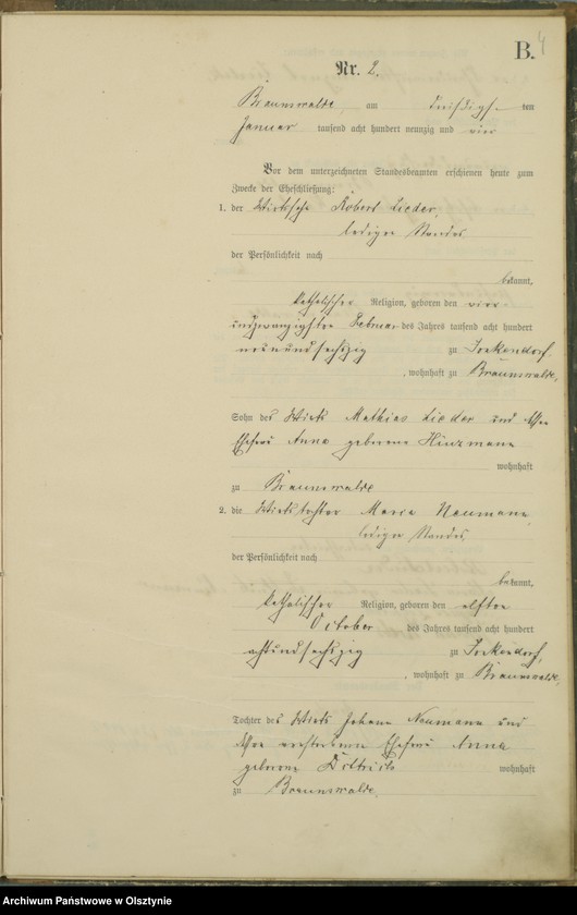 image.from.unit.number "Heiraths-Haupt-Register Nr 1 - 15"