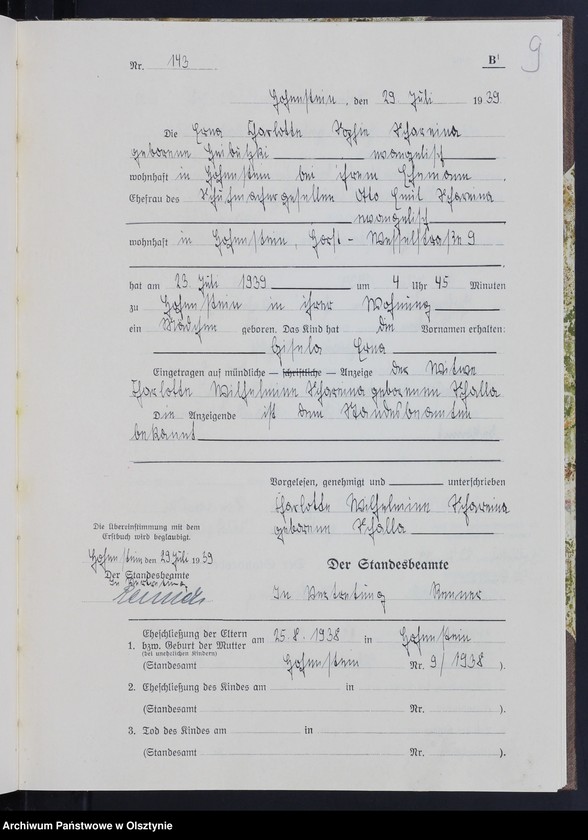 image.from.unit.number "Geburtenbuch/Zweitbuch/ Tom II,Nr 135 - 225"