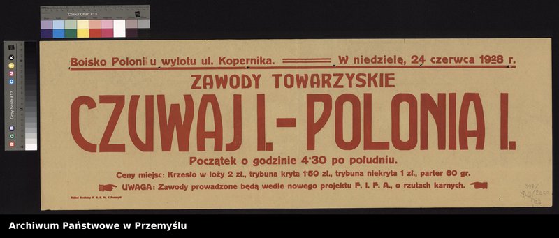 Obraz 8 z kolekcji "Sport w dwudziestoleciu międzywojennym na przemyskich afiszach111"