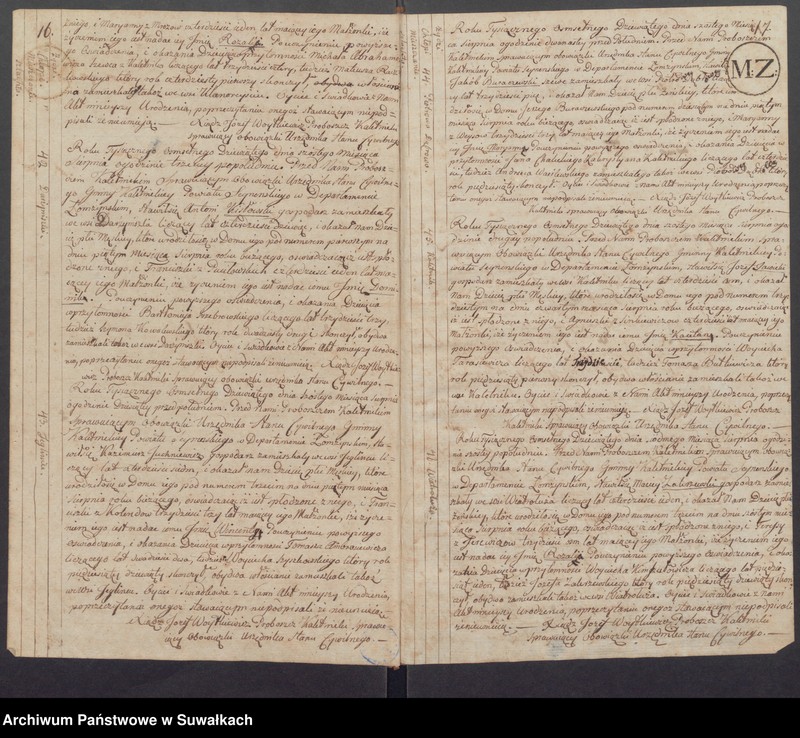 image.from.unit.number "Akta Urodzenia Stanu Cywilnego od pierwszego Maja Roku 1809 Gminy Kaletnickiey"