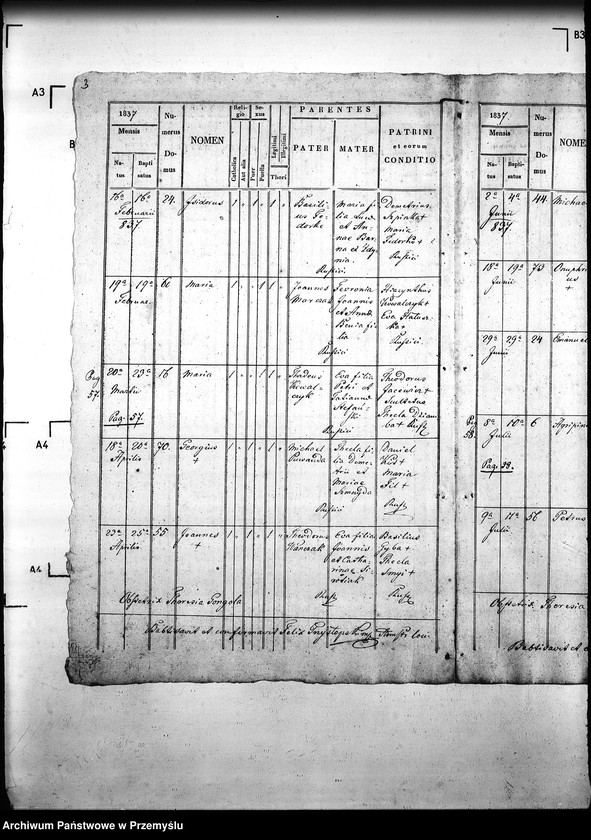 Obraz 7 z jednostki "[Kopie ksiąg metrykalnych parafii Gładyszów z filią Wirchnia (dekanat Gorlice)]"