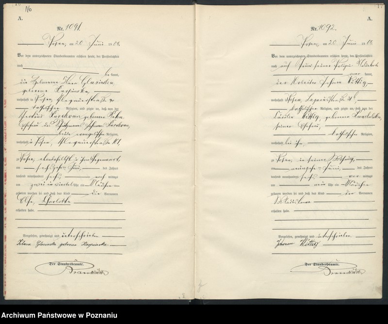 Obraz 11 z jednostki "Księga miejscowa urodzeń"