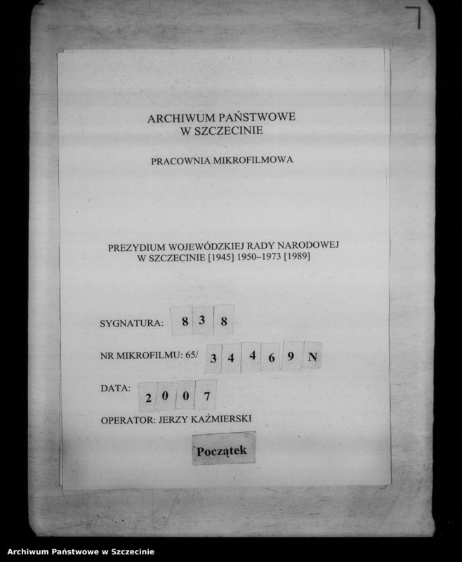 image.from.unit.number "Protokół posiedzenia Prezydium Wojewódzkiej Rady Narodowej nr 3, miesiąc styczeń"