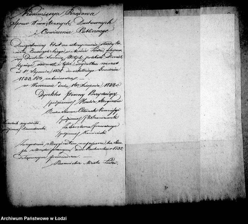 Obraz 15 z jednostki "Akta tyczące się kasy kościelnej parafii ewangelickiej Łódź"