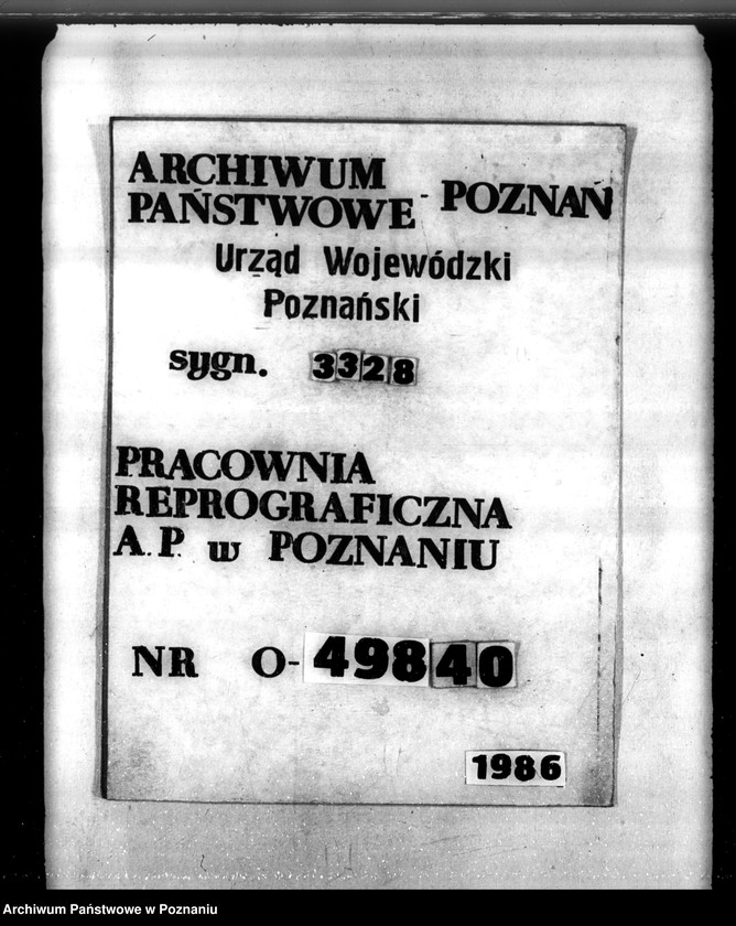 Obraz 1 z jednostki "Sprawa lustracji lasu dóbr Osuchów powiatu kaliskiego oraz sprawa odroczenia terminu zalesienia 3,06 ha gruntów leśnych"