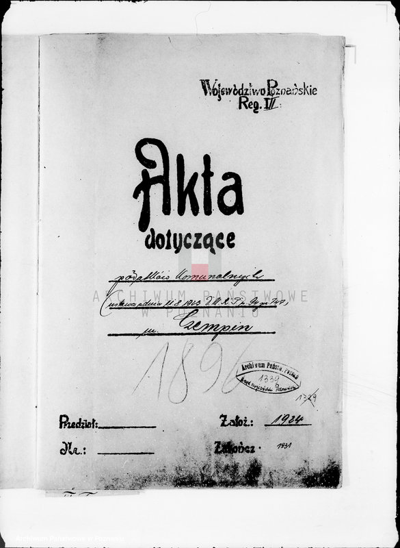 Obraz 4 z jednostki "Podatki Komunalne miasta Czempinia"