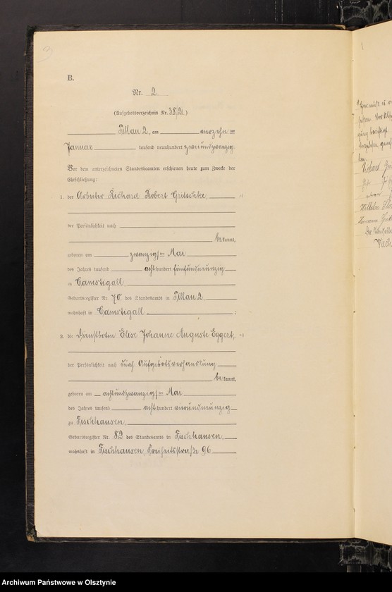 image.from.unit.number "Heiraths-Haupt-Register Nr 1 - 42 i 1 - 29"