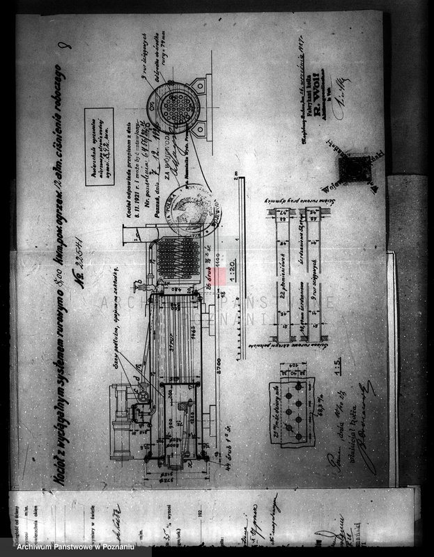 image.from.unit.number "Młyn parowy w Łężcu, pow. międzychodzki własność St. Drozdowski nr woj. kotła 6043"