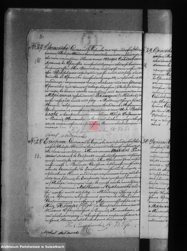Obraz 20 z jednostki "[Księga akt urodzeń wyzania rzymskokatolickiego parafii w Bargłowie]"
