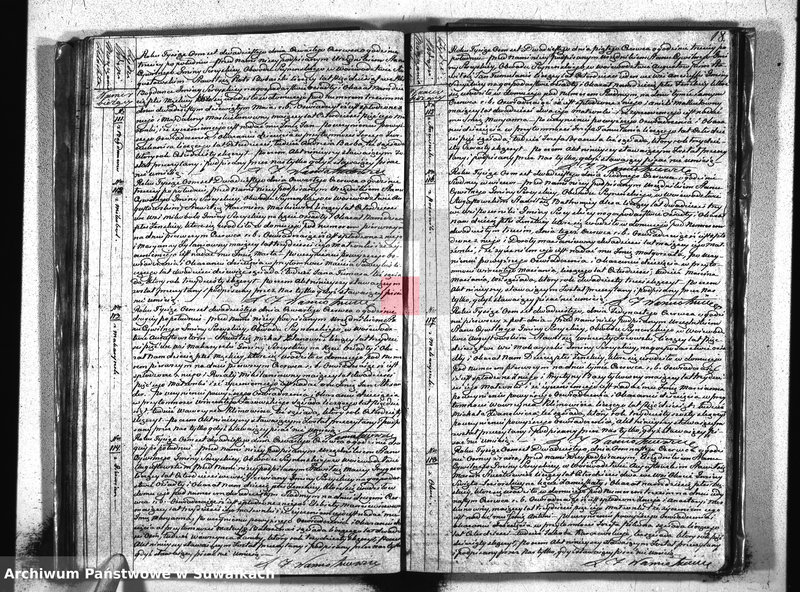 Obraz 20 z jednostki "Akta urodzonych urzędnika stanu cywilnego gminy i parafij sereyskiey od dnia 1-go stycznia 1820 do ostatniego miesiąca grudnia r.b. Urodzonych w Serejach"