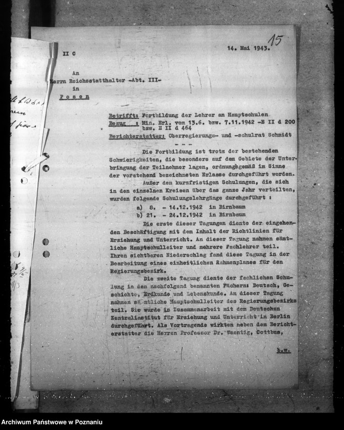 Obraz 20 z jednostki "Aus- und Fortbildung der Hauptschullehrer. Allgemein"